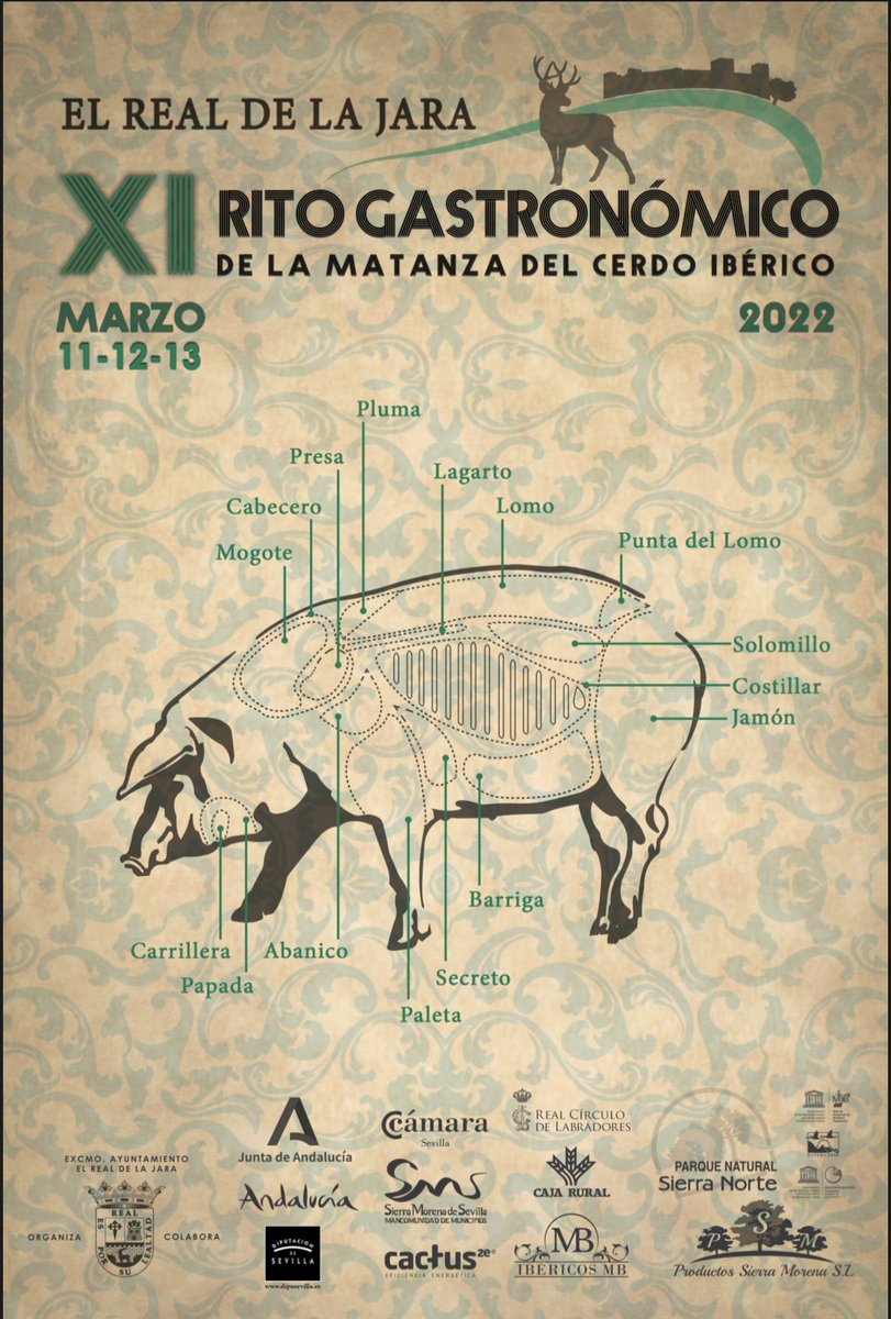 JamonAlbaRomero's tweet photo. Este fin de semana Alba Romero ha participado en el Premio Dehesas en el evento del Rito Gastronómico de la Matanza del cerdo ibérico en #elrealdelajara Sierra Norte de Sevilla 
.
.
#sierranortedesevilla #andalucia #sevilla #jamon #iberico #cerdoiberico #gastronomía #Foodie https://t.co/PEx4ZHo22v