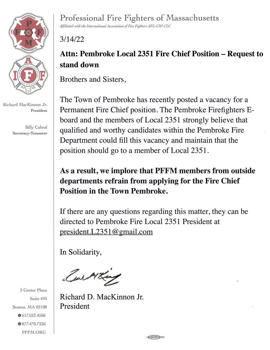 Fire Fighters of MA tweet media