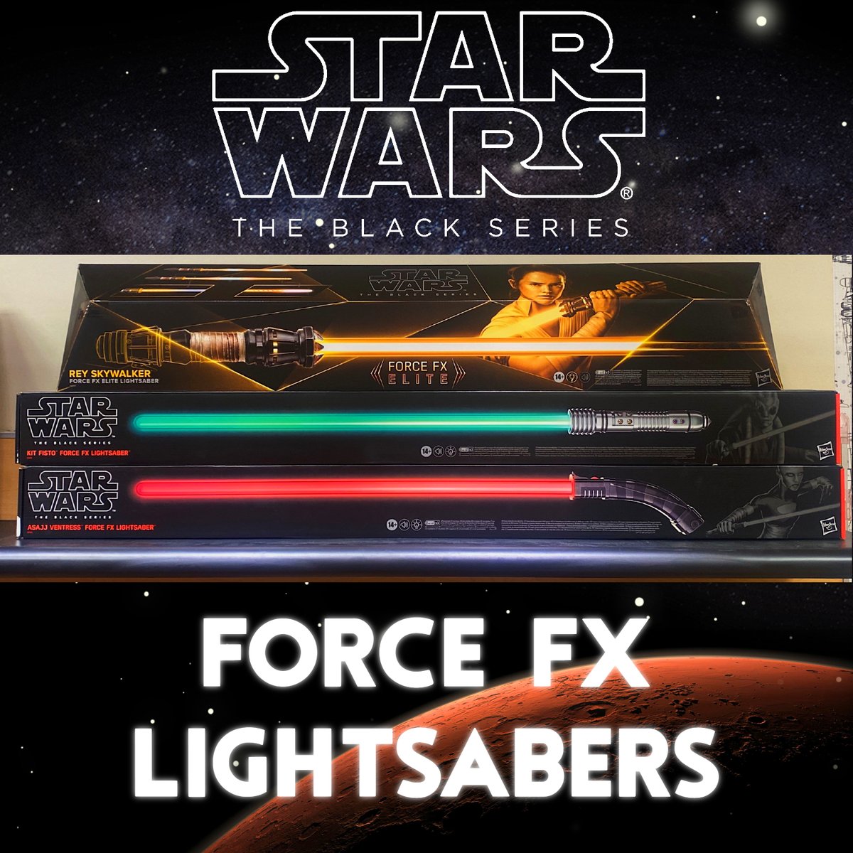 DorksideBoro's tweet photo. Harness the power of the #Jedi with #StarWars: #The #BlackSeries #ForceFX #Lightsabers! Come see our collection of the most infamous weapon in the galaxy and pick one up today!

#dorksidetoys #starwarstheblackseries #lightsaber #forcefx #hasbro #jedi #sith #murfreesboro #toystore https://t.co/4DXnJgRRww