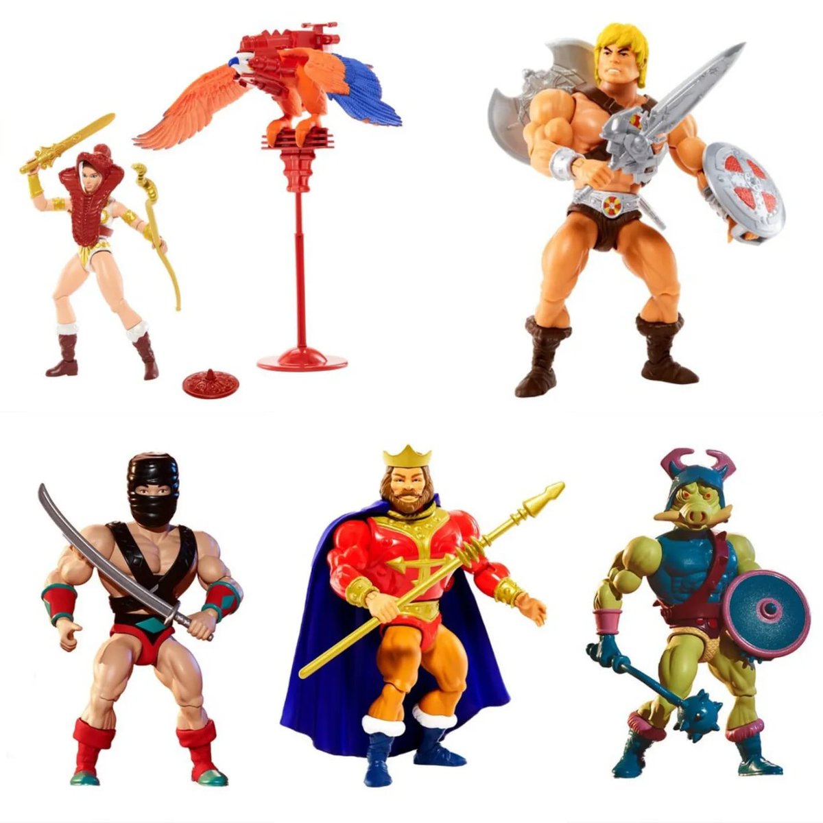 MundoMasters's tweet photo. @MastersOfficial de @Mattel nos presenta la última hornada de #Origins, con #Bipack #TeelaZoar, #ReyRandor, #HeMan200x, #PigHead y #SpaceSumo... Qué os parecen? https://t.co/I7u8H14iIh
