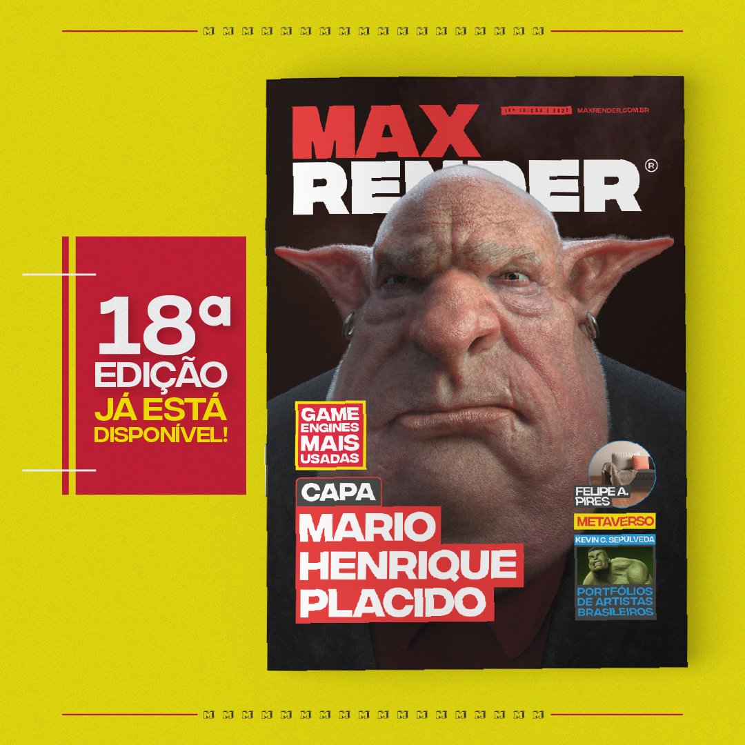 maxrender_CG's tweet photo. A 18ª edição já disponível pra você! 🎉
Download: https://t.co/R8TiDRf5OQ
#GameEngine #Blender3d #3dmagazine #RevistaMAXRender https://t.co/rnhuBq995U