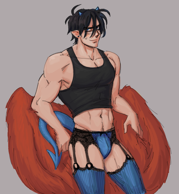 more (mostly) drawpile stuff.. my evil lacrosse guy 