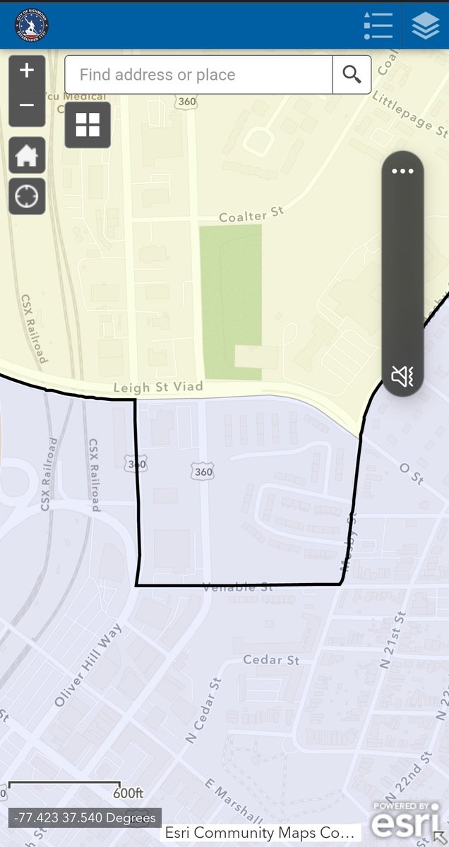 JosephSHRogers's tweet photo. It might be argued as an attempt to expand representation in the enclave by further annexing south of MLK.

But the 7th is the only district with hard borders on three sides. It cannot expand. 

To break up representation against community relationships cannot stand. https://t.co/yqlqDwgfJe