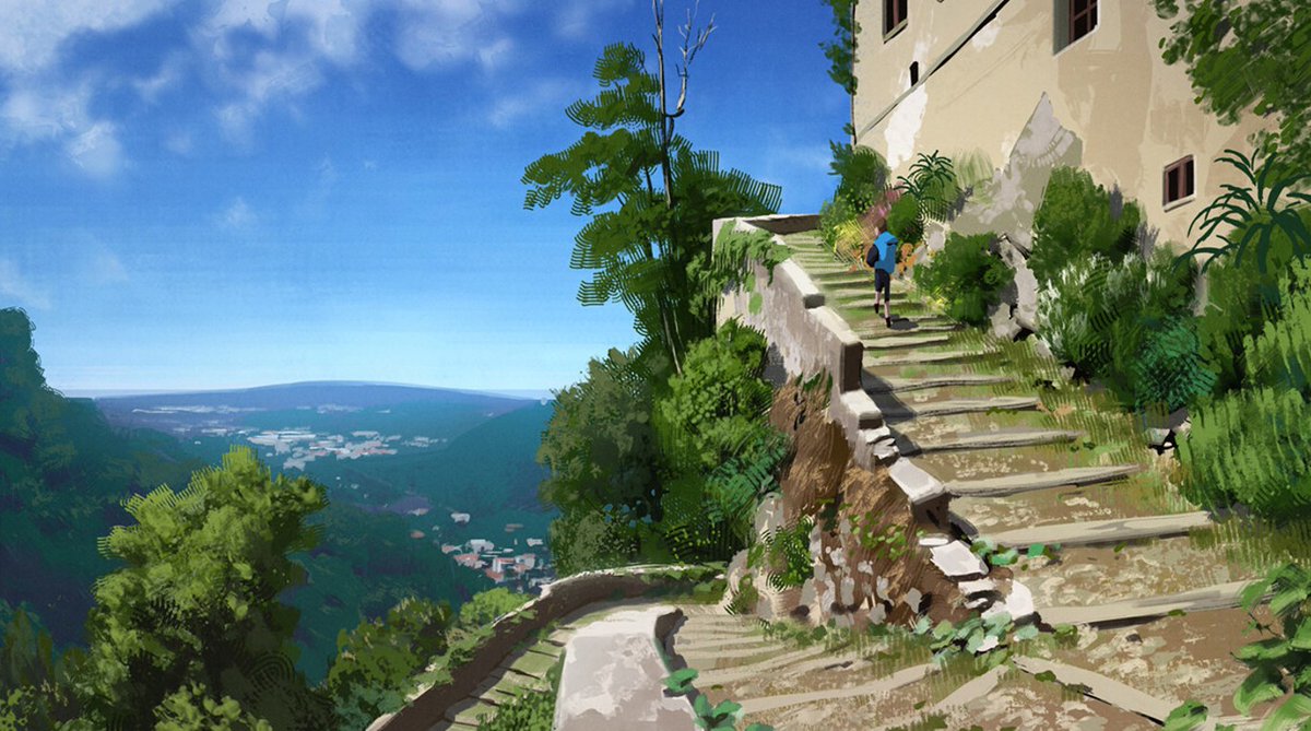 Creating Morning walk to the city by Lorenzo Lanfranconi - Watch his exclusive Master CLass on IAMAgG : https://t.co/jMs6JA0fV9 
