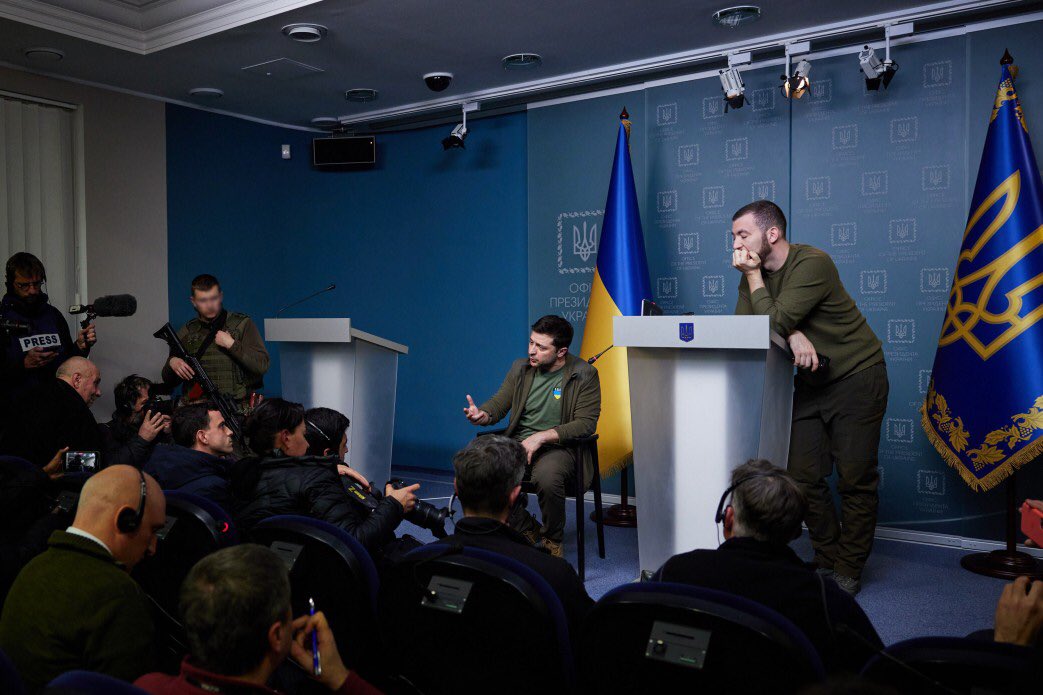 A month ago it would have been hard to imagine French President Emmanuel Macron trying to copy President Volodymyr Zelensky.

Now it’s the reality we live in.