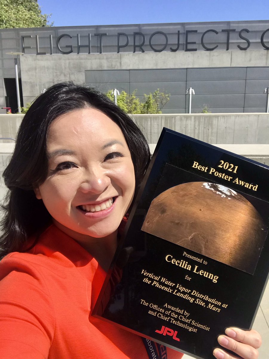CelestialCess's tweet photo. Went on lab @NASAJPL today to receive a fancy new plaque awarded by the Offices of the Chief Scientist the Chief Technologist. https://t.co/7Hzl6YBGHu