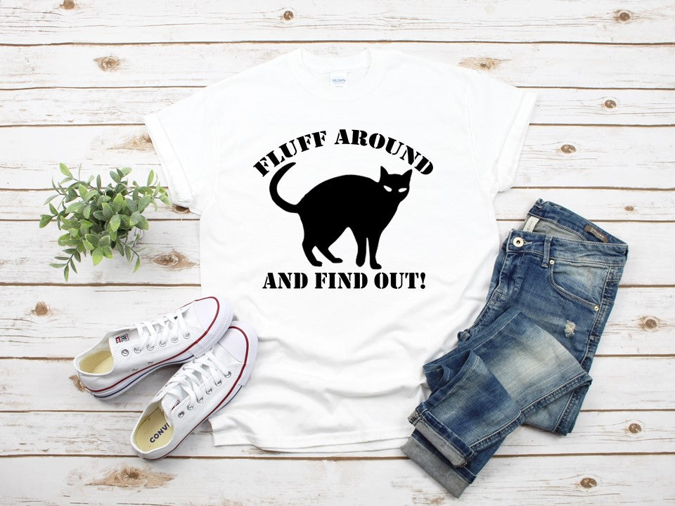 webservicesinc's tweet photo. Fluff Around and Find Out - unpredictable cats  - Unisex T-Shirt - Animals
Order product here: https://t.co/QYoA18j4gu https://t.co/oa1abwJvSL
