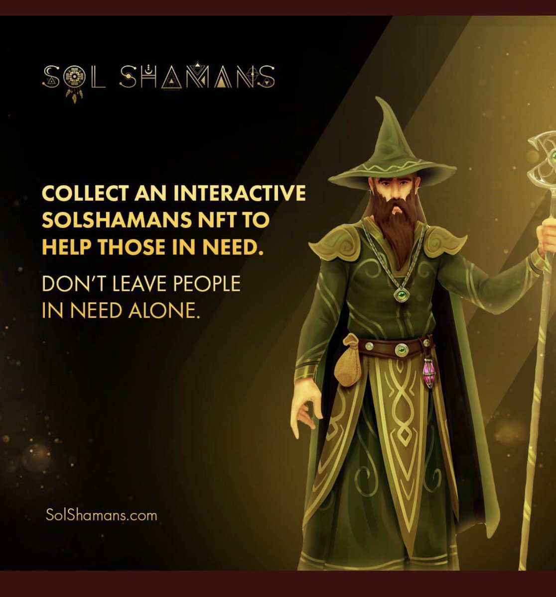 AncientWisdomio's tweet photo. Collect an interactive #SolShamans #nft to help those in need.
Don't leave people in need alone. #techforgood

🌐 Visit https://t.co/Eo7rw9VLLY to learn more 😇

@teedubya @alyzesam @ozsultan @joelcomm https://t.co/ncMRkrZW3F