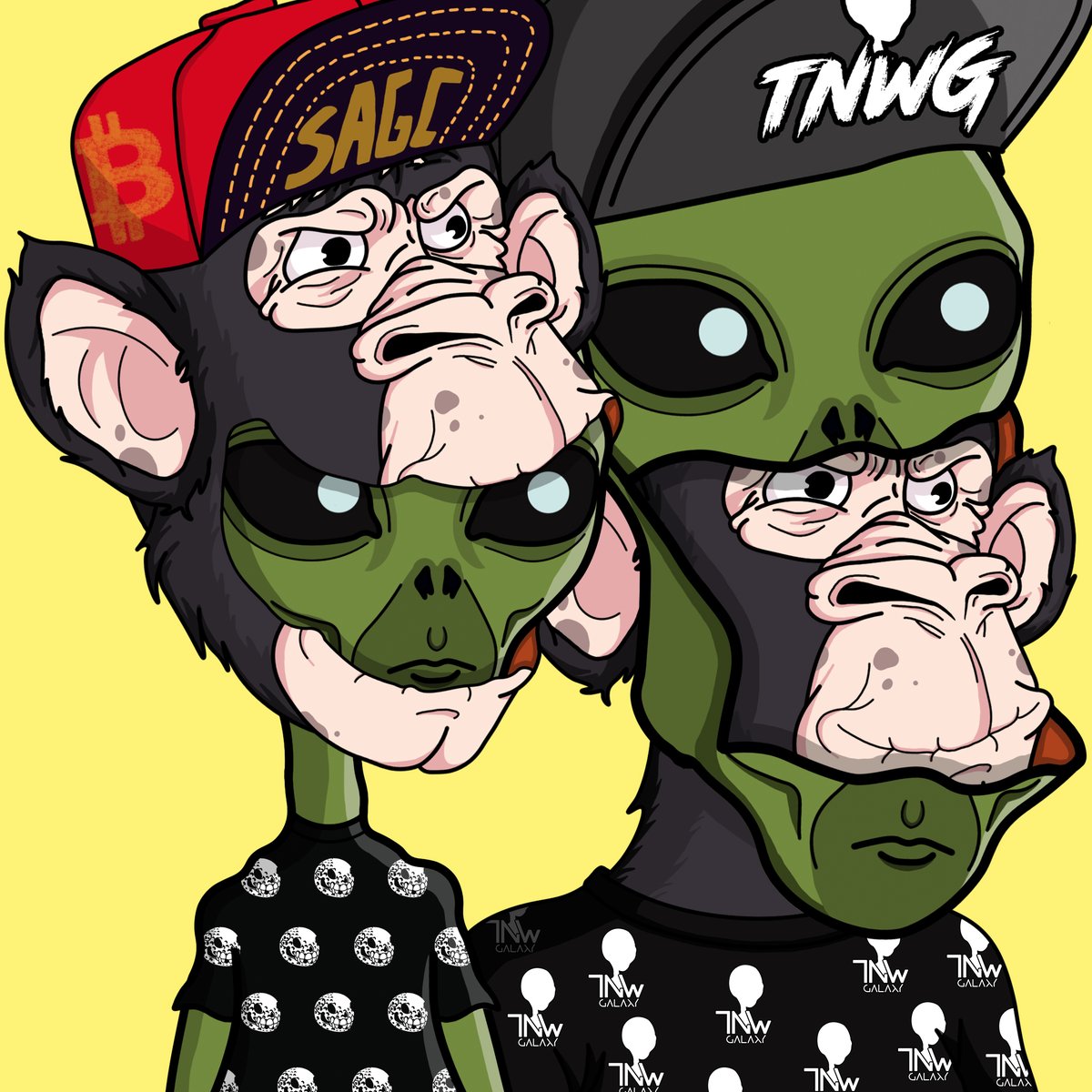 🦧👽 #NFTGiveaway 👽🦧
<a href="/SeniorApeGC/">Senior Ape Golf Club NFT | SOLD OUT</a> partners with the biggest project of LATAM, our frens at <a href="/niftywaygalaxy/">The Nifty Way Galaxy</a>
To give 2x #NFTs 🔥 

1️⃣Follow <a href="/SeniorApeGC/">Senior Ape Golf Club NFT | SOLD OUT</a> and <a href="/niftywaygalaxy/">The Nifty Way Galaxy</a> 
2️⃣Like and RT
3️⃣Join discord.gg/sagc &amp; discord.gg/tnwg 
4️⃣Tag 3 friends 

#NFTCommunity