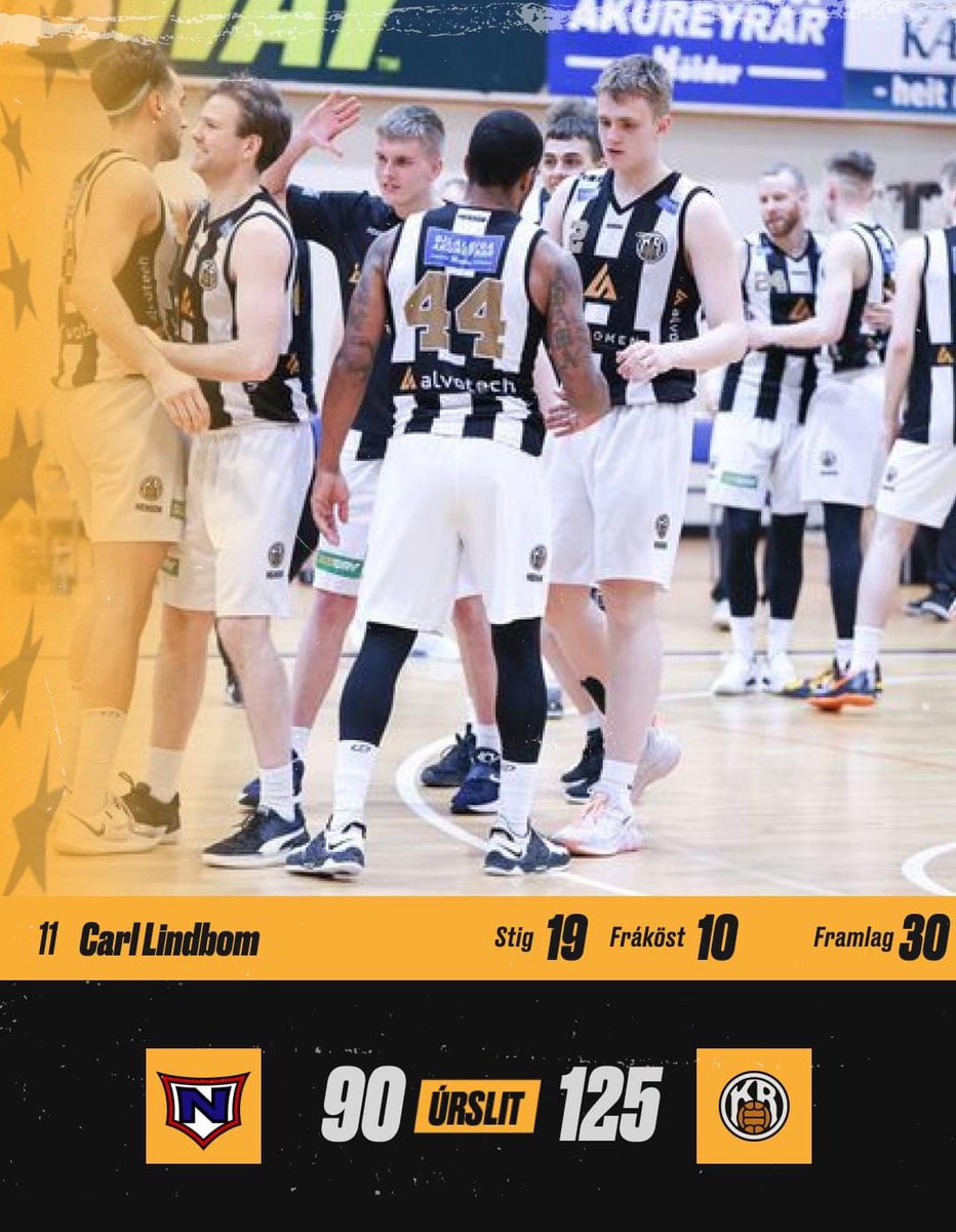 Strákarnir unnu frábæran sigur á Njarðvík í Ljónagryfjunni í kvöld! Næsti leikur er gegn Þór Þorlákshöfn þann 24. mars á Meistaravöllum, sjáumst þar! 🏀🏀🏀

Áfram KR! #allirsemeinn #karfan