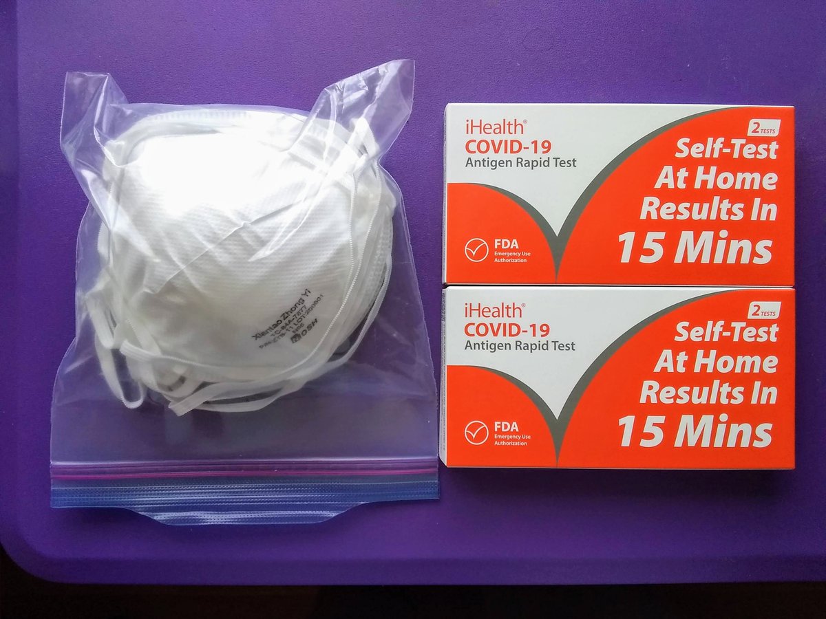Mycroft_Masada's tweet photo. In addition to our 2 orders of "free" tests via @USPS, my @queerspherical & I got "free" tests & masks from @GburgMD. #CoViDTests #WeAreGaithersburg #MaskUpGBurg #MaskUpMoCo #MasksOnMaryland #MenschesWearMasks #Mask4Mask #ILikeBigMaskersAndICannotLie 🧫😷🌳 https://t.co/yMmMWgeBBK