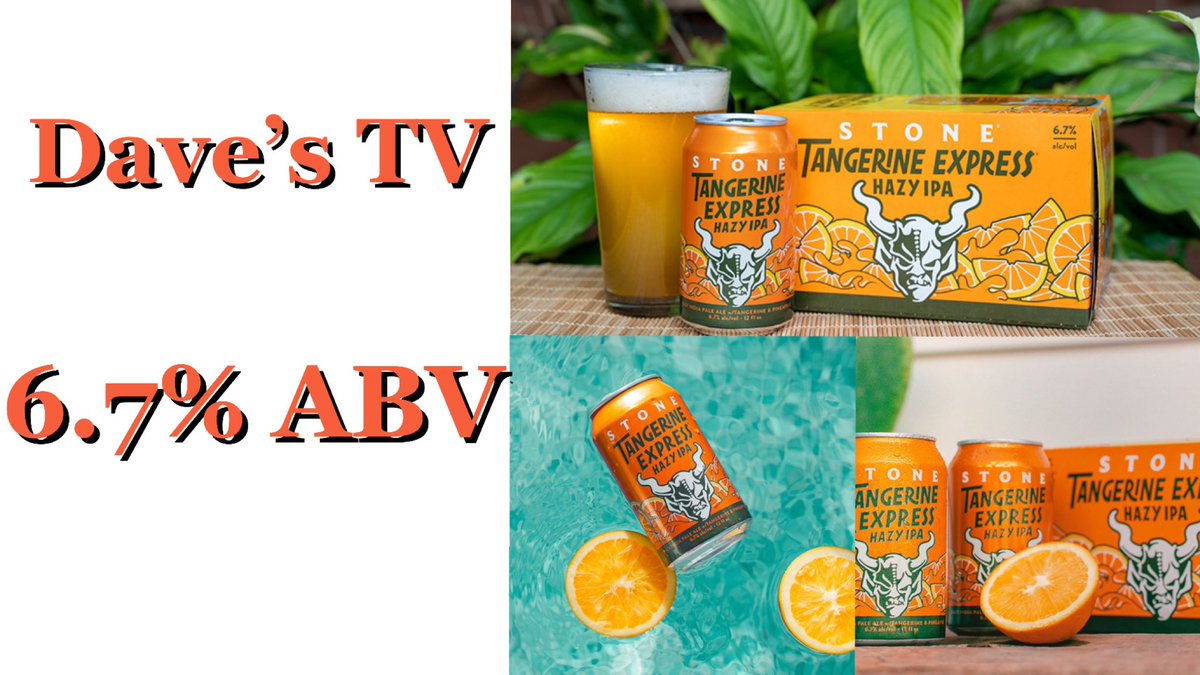 DavesTV72's tweet photo. Tangerine 🍊 Express Hazy IPA (#157) #tangerineexpress #hazyipa https://t.co/DIdWfwzxo3 via @YouTube https://t.co/nPZiAuwiqC