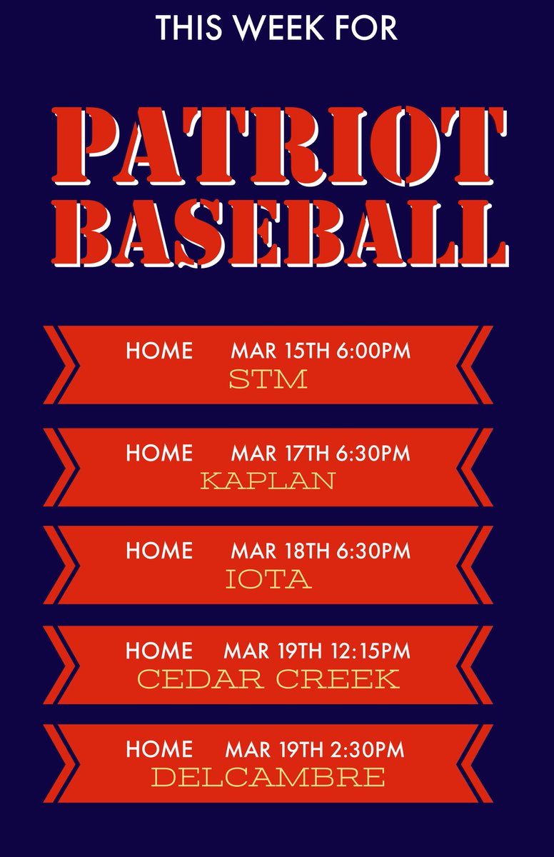 Patriot Baseball (@nvhs_baseball) on Twitter photo 