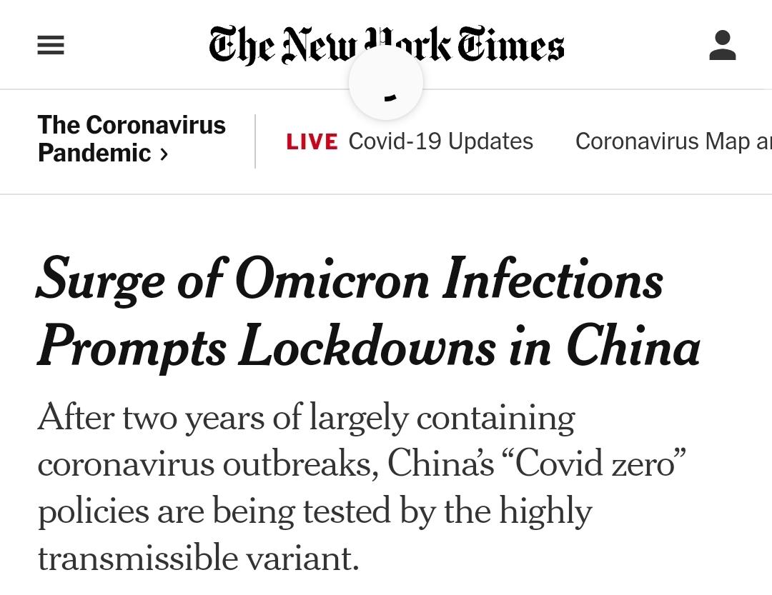 DrPacoMoreno1's tweet photo. No todo ha sido malo con #Omicron.
El brote de esta variante de #COVID19 en China, podria evitar que este país se uniera a Rusia en su guerra, dejando solo a Vladimir Putin en su conflicto contra el mundo.
Omicron acabaría ayudando a contener la pandemia y terminar la guerra. https://t.co/A4ZM8agNjM