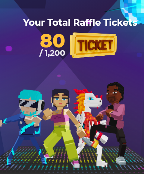 MetaverseKaren's tweet photo. @TheSandboxGame I just participated in the daily #SandboxAlphaS2Contest for a chance to earn up to 1,000 $SAND! Starting March 14 -  Show your Raffle Tickets. Check out my screenshot below! 👇 #SandboxAlphaS2 https://t.co/HOB1mWGZEz