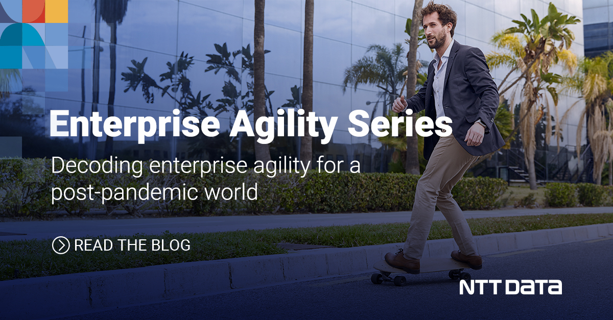 NTT_DATA_NA's tweet photo. #NTTDATA's new blog explains how enterprise agility can help you leap ahead of your competitors. https://t.co/smtiasg4WF https://t.co/VNM193WPbQ