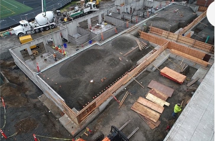 VPS_ReSchools's tweet photo. CRHS 800 wing progress is happening. @CRHeadofSchool will be celebrating with his students and staff in the fall. #vpsamazing https://t.co/9l98Vmk5SM