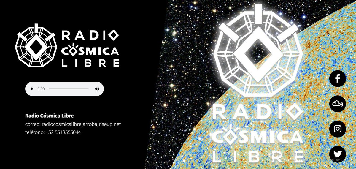 radio_cosmica's tweet photo. ¡Estamos estrenando sitio web! Sintoniza https://t.co/cUFpAfr4cy https://t.co/NejuRLllEM