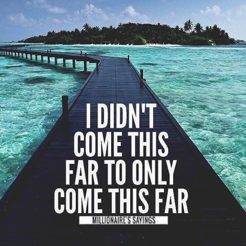 AleesAmer's tweet photo. I DIDN'T COME THIS FAR TO ONLY COME THIS FAR. https://t.co/krxuuwraBa