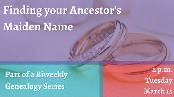 SHArageBennett's tweet photo. ICYMI I’m teaching the @dallaslibrary online genealogy program on Tuesday! Really excited about finding your female ancestors with you! Registration is still open https://t.co/h7TNEm8nir https://t.co/bJUPOKUU5z