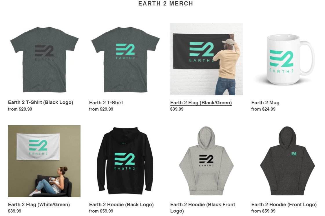E2Prod's tweet photo. Just bough a mug at https://t.co/rl4atT6ZuM #earth2io #Metaverse #e2shopio 50% of net profits from Earth 2 merchandise are donated to charities around the world. https://t.co/XnyNQQJHiD