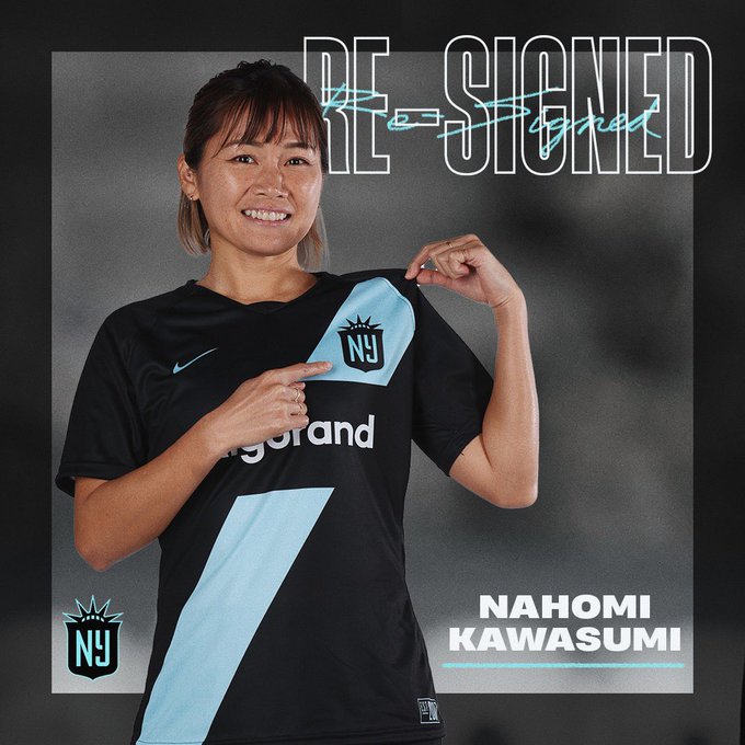 Nj Nyゴッサムfc 川澄奈穂美と23シーズン末まで契約延長 昨季リーグ戦24試合出場 サッカーキング