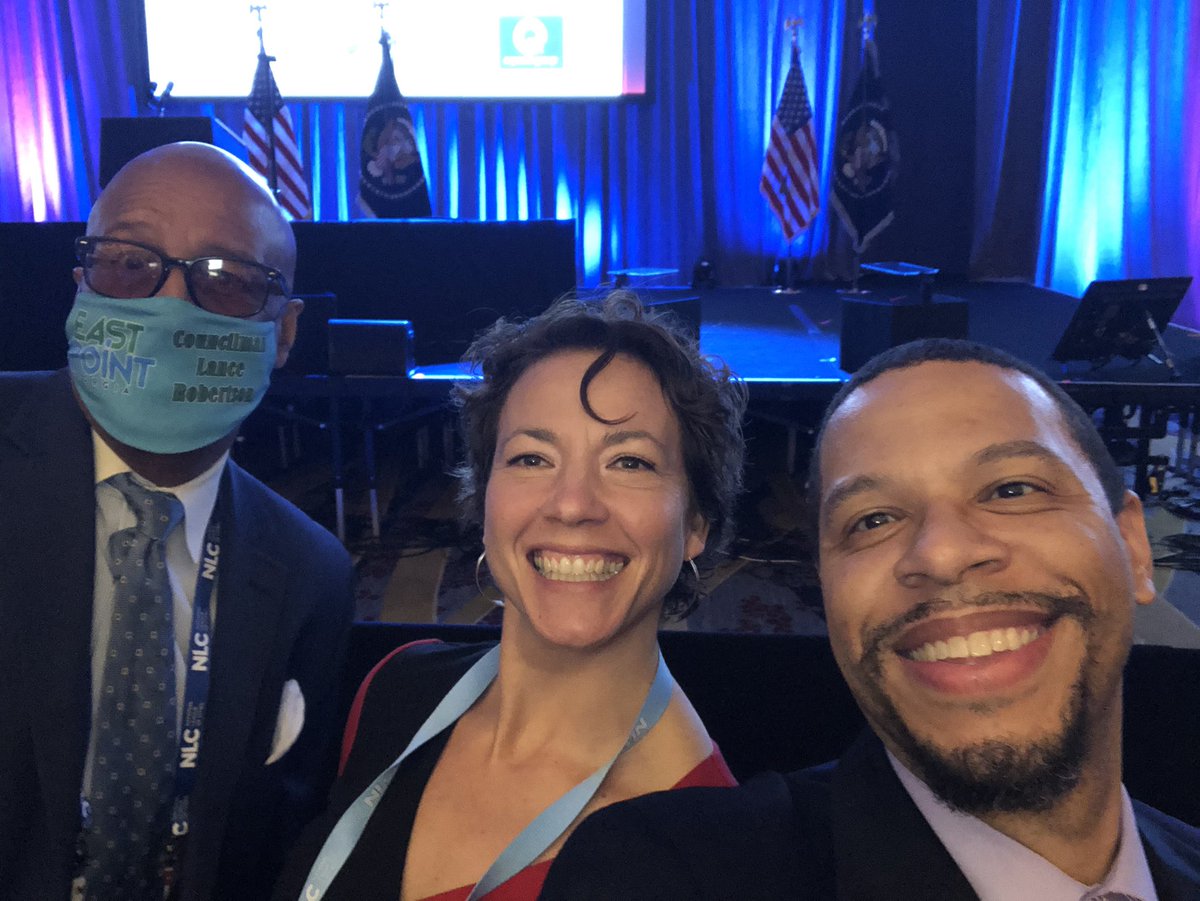 CouncilmanBJone's tweet photo. Finally got to get off zoom calls and see @LarsonForDuluth in person @leagueofcities #nlccc #eenr https://t.co/osOCta9sA8