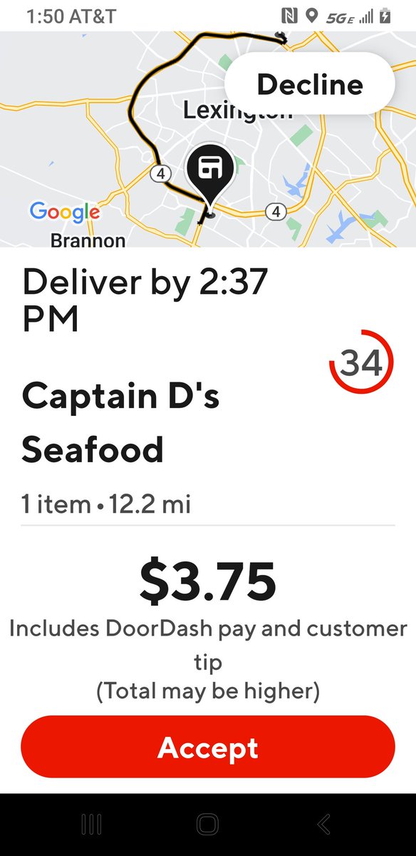 LNE_PHOTOGRAPHY's tweet photo. @DoorDash you all must be crazy. No tip, no trip
#doordash
#greed
#declinenow
#gasprices https://t.co/ot0hAcCp8E