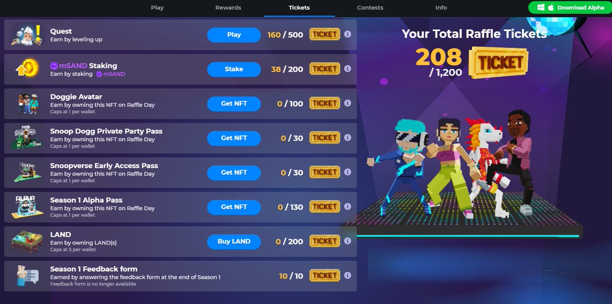 cryptocanonft's tweet photo. @TheSandboxGame I just participated in the daily #SandboxAlphaS2Contest for a chance to earn up to 1,000 $SAND! Starting March 14 -  Show your Raffle Tickets. Check out my screenshot below! 👇 #SandboxAlphaS2 https://t.co/mSph16wYcB