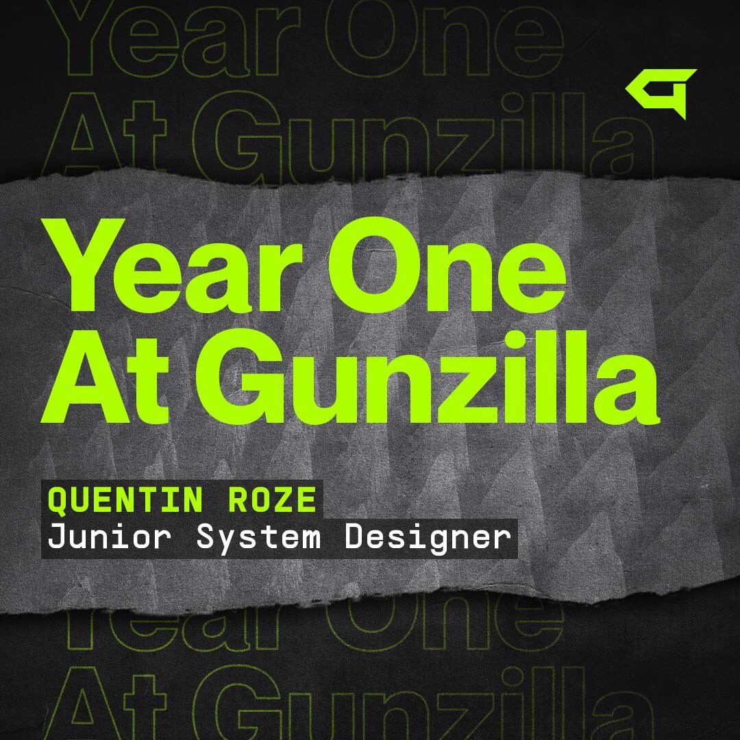 GunzillaGames's tweet photo. For our Junior System Designer Quentin, #YearOneAtGunzilla was a time of growth, and he’s excited about what’s to come! Learn more 👇 Want to start a long and eventful game dev journey? See our open positions: https://t.co/oXIUVEHxjl
#GunzillaTeam #GameDev #GameJobs https://t.co/bz47Yja2T7