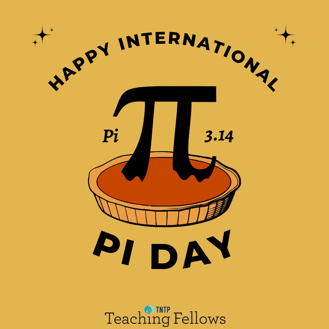 Happy #PiDay! Join our next cohort of Teaching Fellows by applying today! tntpteachingfellows.org/apply
#PiDay 
#STEM 
#becomeateacher