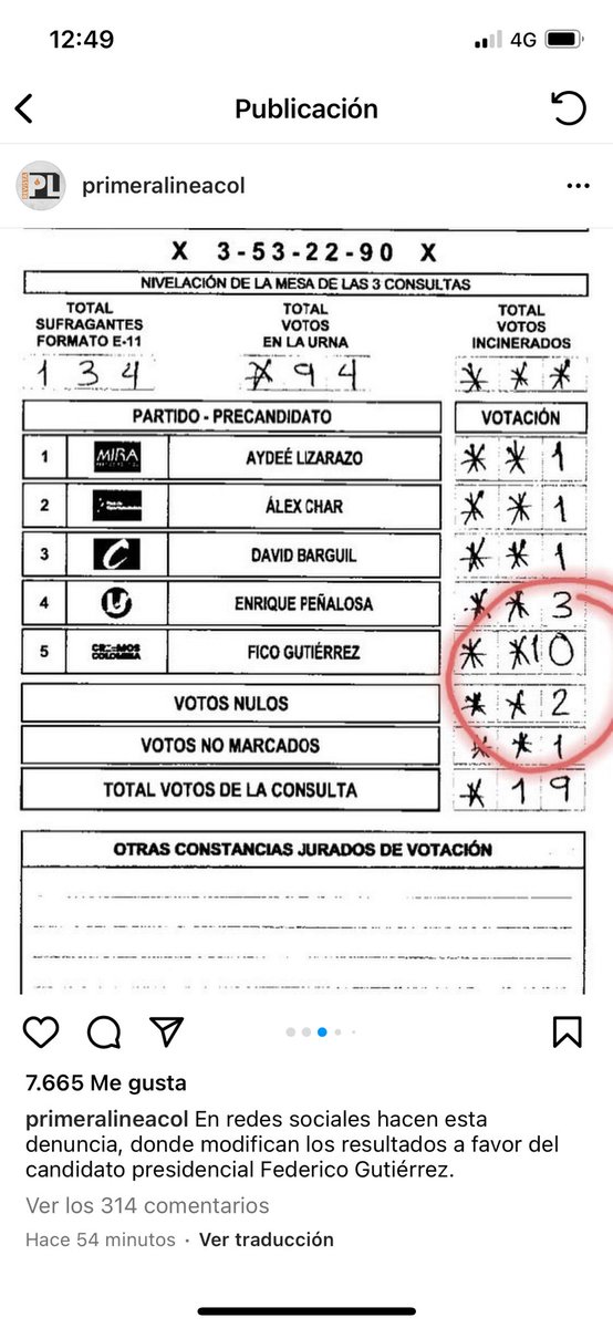 marilynpg13's tweet photo. #Elecciones2022
Razones para no votar por este hp, con razón iba ganando.
Abran los ojos por favor!!!!
Y asi siguen creyendo que cuando gane no va a robar pffff
@FicoGutierrez #fraude https://t.co/5ClC32lcnm