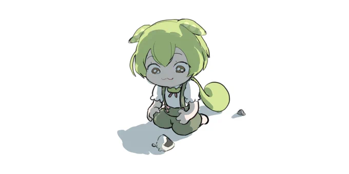 おいしいおにぎりをもらったのだ!
これはだいじにたべるのだ! 