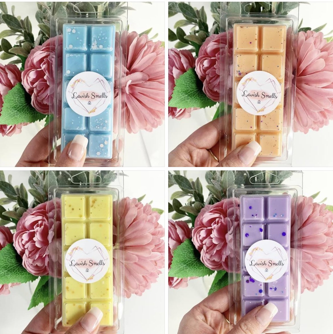 💝🥳👀 MARCH SCENT REVEAL 👀🥳💝

Inside this months surprise box we had…

✨Dazzle (Lenor) 
✨Peach Paradise (Zoflora) 
✨Olympia (Paco Rabanne)
✨Snuggable 

All wax melts available on the website👇🏼
LavishSmells.com