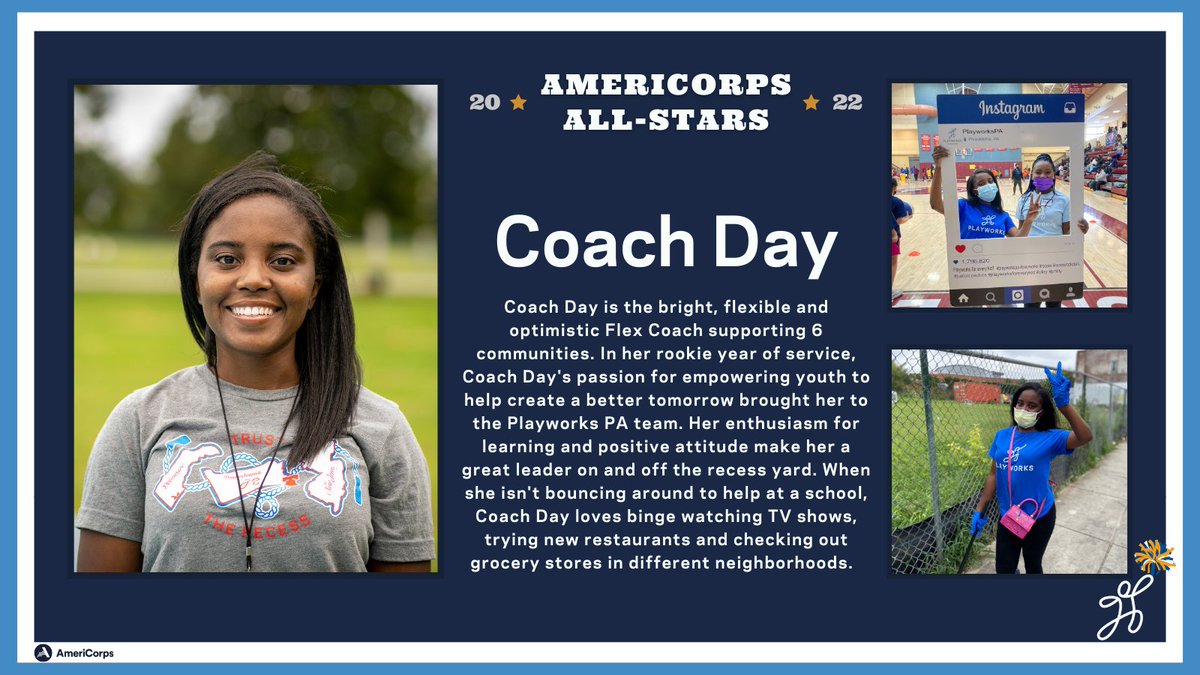 Coach Day is our #MondayMotivation! Thank you for all that you do! #WeAreAmeriCorps #AmeriCorpsWeek #playworks #philly