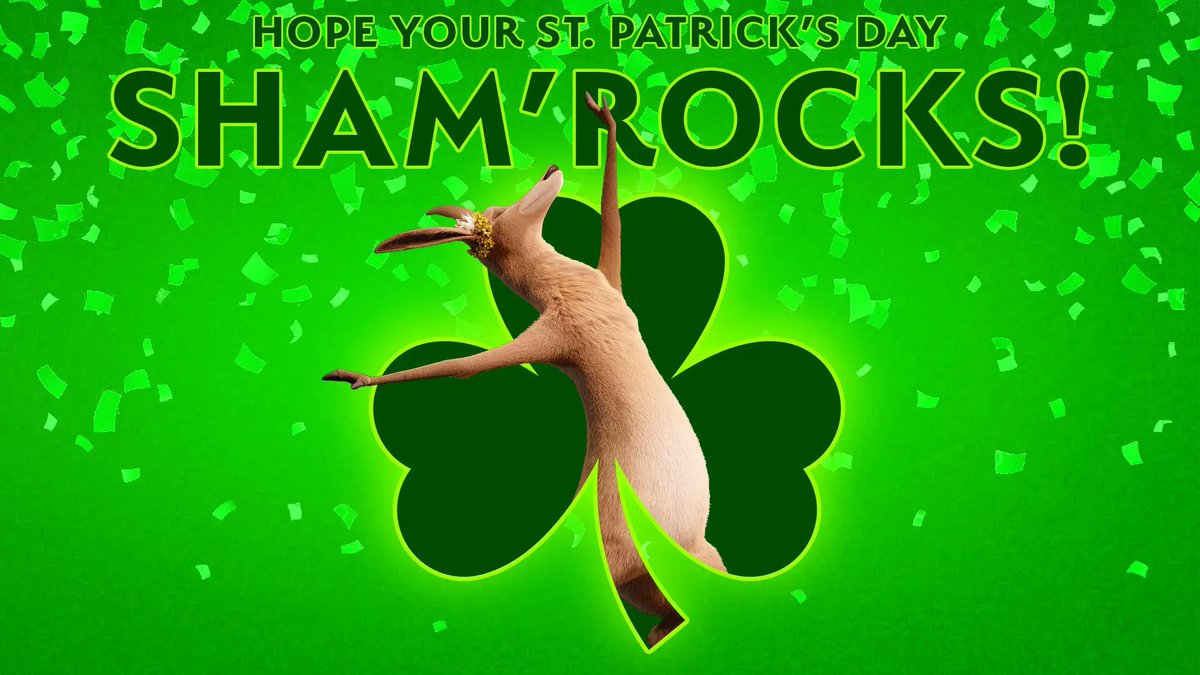 Luck of the Megaloceros Giganteus! Join us for St. Patrick Day as we dance the night away! 🍀💚