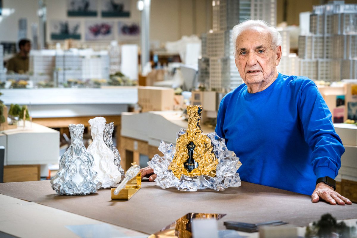 tomravenscroft's tweet photo. Starchitect bottle wars round 1: Adjaye vs Gehry vs Libeskind. Whose bottle is best? Vote in the poll below! https://t.co/sRDi63u8Yy