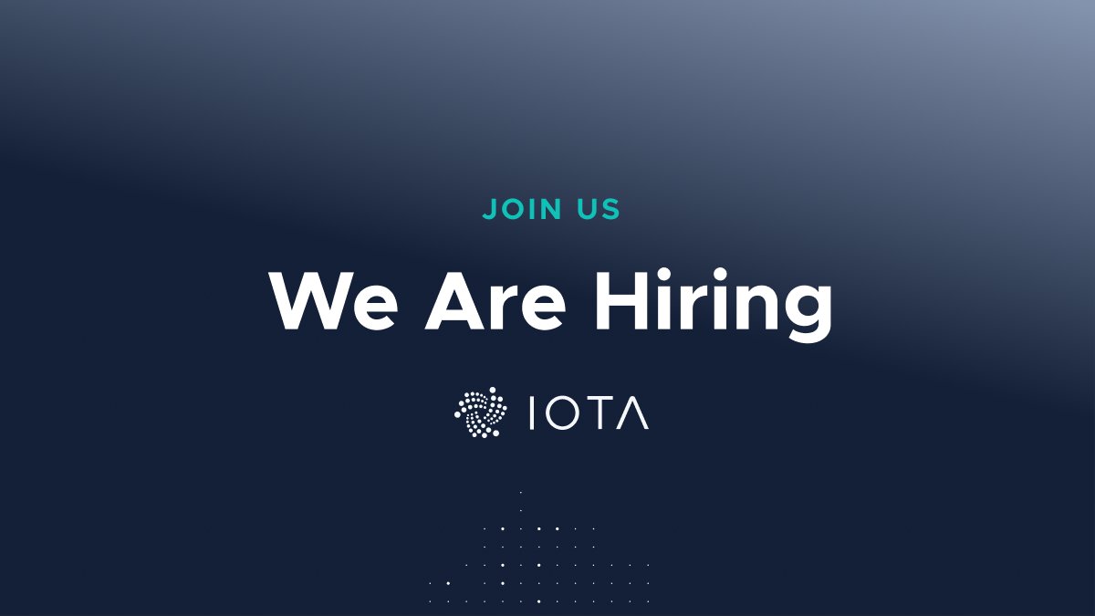 iota's tweet image. Hiring! 
Join our #Firefly team as an #AppDeveloper and build a world-class user experience for thousands of people in a disruptive + innovative industry.

🌎100% remote, full-time

Interested? Apply here: ▶️iota.bamboohr.com/jobs/view.php?…
#IOTA #jobs #Java #Typescript