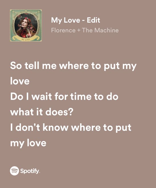 sckberry's tweet photo. florence + the machine - my love 

fleabag - season 2 episode 4 https://t.co/oUfCE54rpn