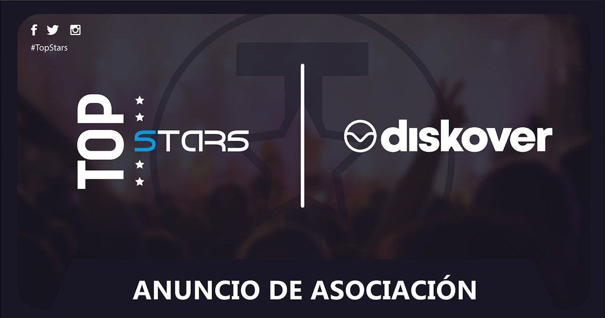 TopStarsES's tweet photo. Anunciamos nuestra colaboración estratégica con la distribuidora @DiskoverCo, pieza clave del engranaje de⭐️ TopStars ⭐️ con su aportación en experiencia, vanguardia y estrategias al alcance de nuestros artistas.

Conoce más 👉: https://t.co/xjc0CTB2HT

🔥🔥🔥

#TopStarsApp https://t.co/CWzwqYzJEj