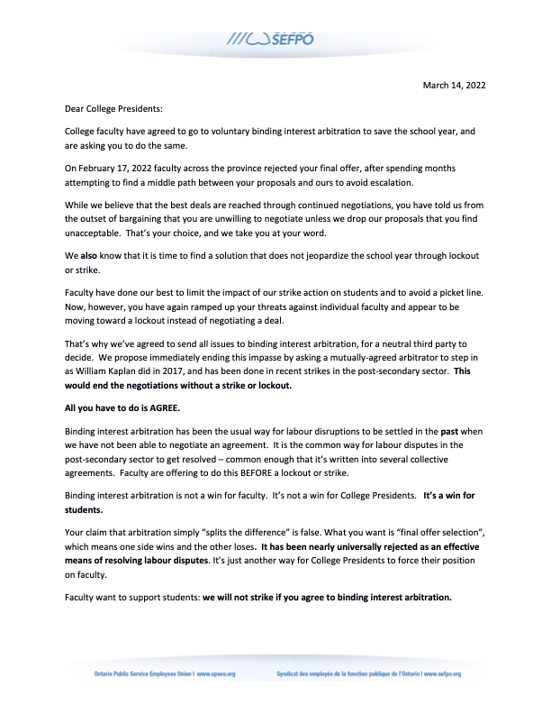 OPSEU Sheridan College Local 244 tweet media