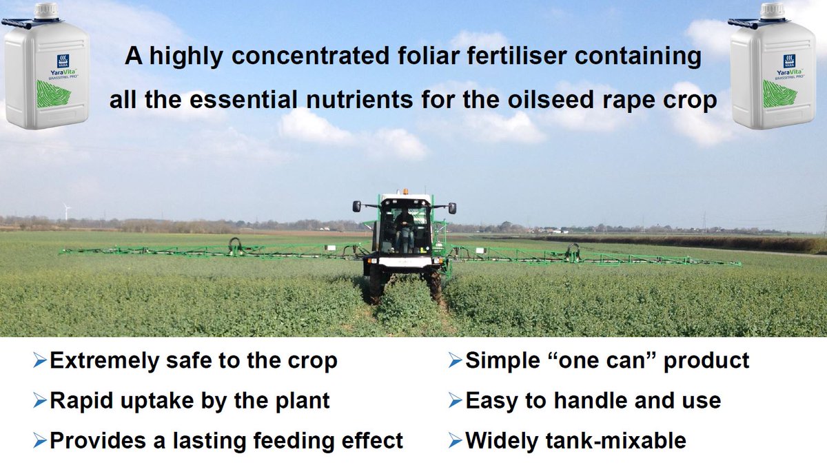 cricketandcrops's tweet image. Since this was published, oilseed rape prices have risen considerably with £615/t for harvest

Just 23 kg/ha will cover cost of 3.0 lt/ha vs long term average of 270 kg/ha !!!

Surely it's a no brainer to apply Brassitrel Pro with your oilseed rape crop🚜

yara.co.uk/crop-nutrition…