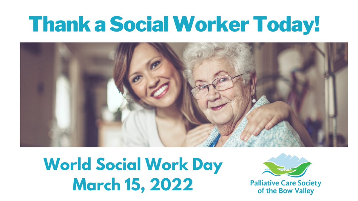 Social workers have an important and necessary role in palliative and hospice care. These professionals help patients and families to navigate challenges that arise from a life-limiting illness. The invaluable work of social workers definitely deserves recognition!
#SocialWorkDay