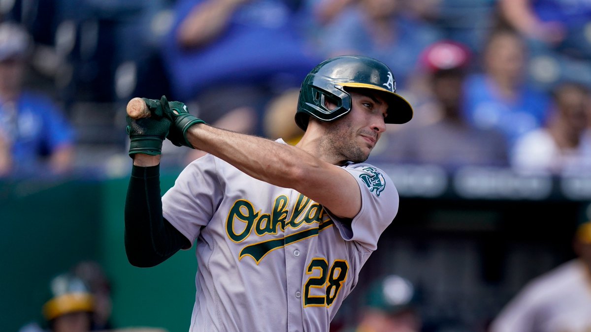 MLBPipeline's tweet photo. The Braves have reportedly acquired All-Star first baseman Matt Olson from the A's.

Here's what Atlanta has to offer in terms of prospects: https://t.co/n4ReUByG4h https://t.co/anhlZoOSCC