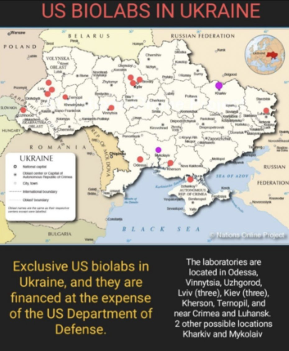 Quick thread: I spent the last week figuring how the American far-right became obsessed with 'Ukranian biolabs.' I learned two things: 1 — The right really is warming back up to Putin. 2 — The origins of this specific conspiracy theory are dumber than you’d ever imagine.