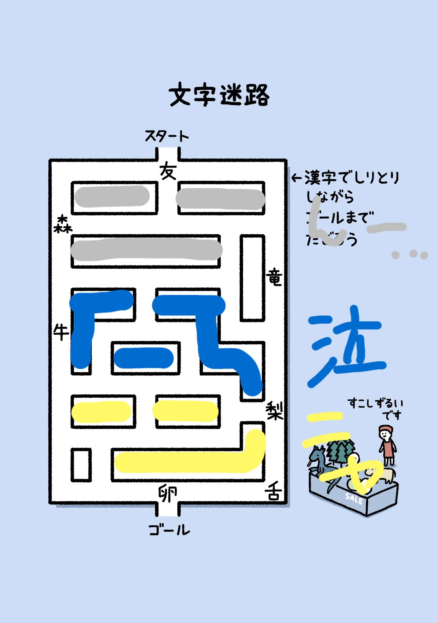 @qrostar 解けた！けど、顔にしか見えなかった 