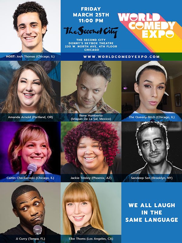Lisa_Fielding's tweet photo. Season 2 of #BackstageChicago drops on THURSDAY! Lots of laughs as the @WorldComedyExpo debuts. We talk to the brains behind the project, how laughter unites us &amp; why #Chicago is the comedy capital of the world! SUBSCRIBE HERE ⬇️⬇️  https://t.co/FLl1MQYJXI https://t.co/FTT15YuyqB