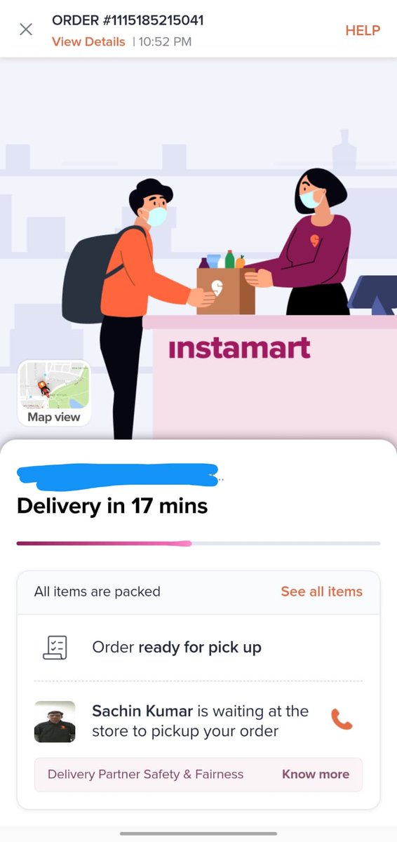 RJdonny's tweet photo. @SwiggyCares I have added the details of the order to the tweet. I have also placed an order at Instamart and haven't received for the last 50 minutes. It's been the same time for 40 minutes.
We are hungry at home and repenting for choosing Swiggy https://t.co/RRKmV2SoKa