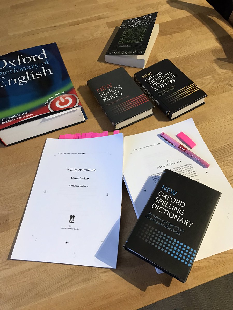 LouiseWalters12's tweet photo. Started proof-reading this wonderful novel today. The daylight is failing now, so will resume tomorrow. Three chapters done! @LLaaksoWriter @writeleighso #PinkPen #AmEditing #WildestHunger https://t.co/Me1C5rhdQV
