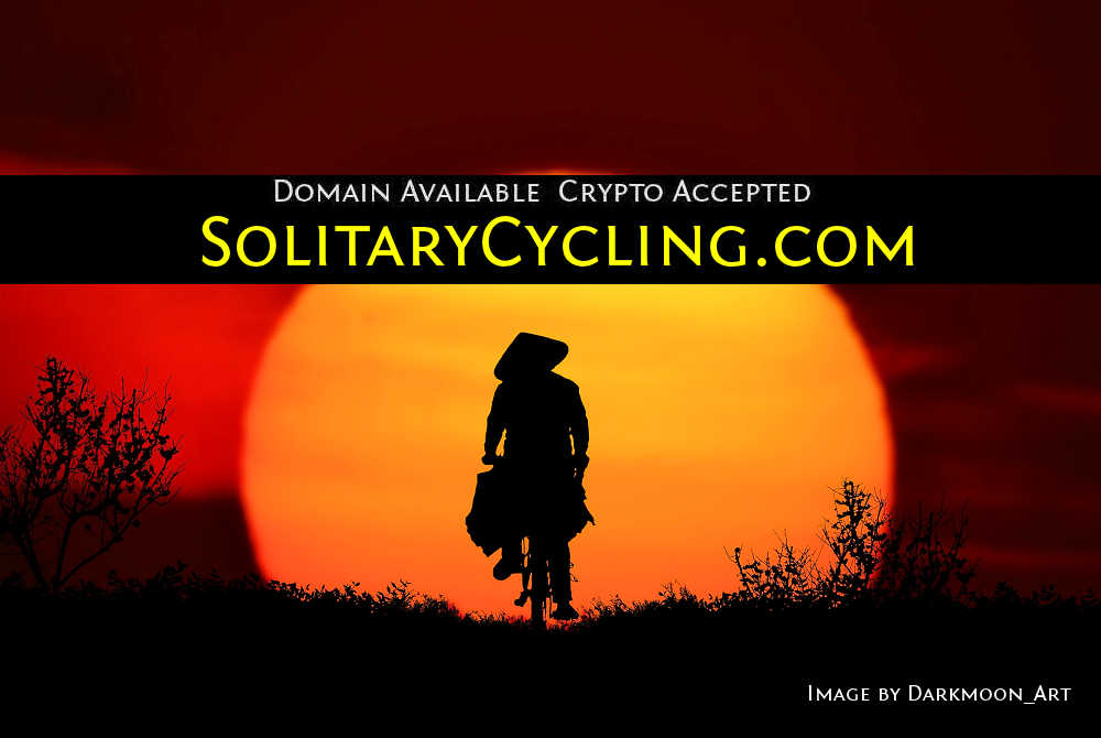 SolitaryCycling.com is a great domain available now. Great for the industry! 60k members group on FB

#cycling #sports #startup #domainnames #Domains #domain #blog #cyclists #cyclinglife #solitarycyclists